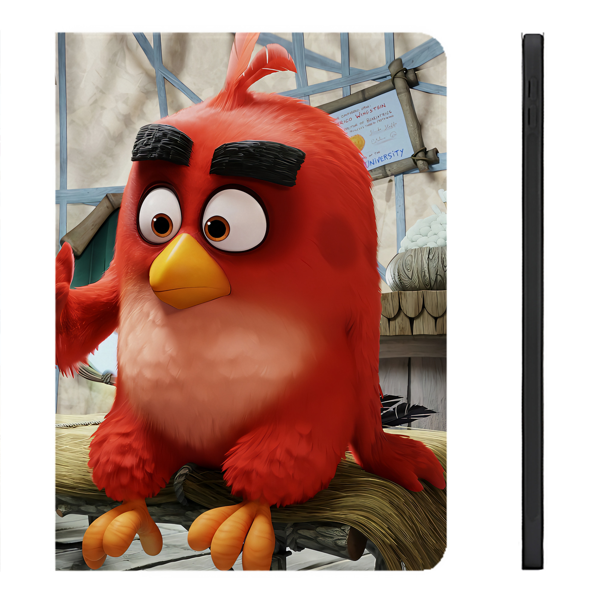 （画像用） Angry Birds アングリーバード IPadケース ペンホルダー付き ブックスタイルデザイン